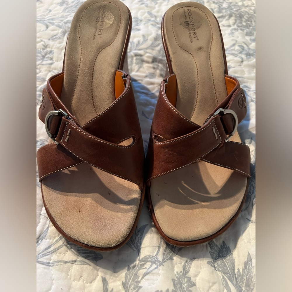 Tan Rockport Sandals